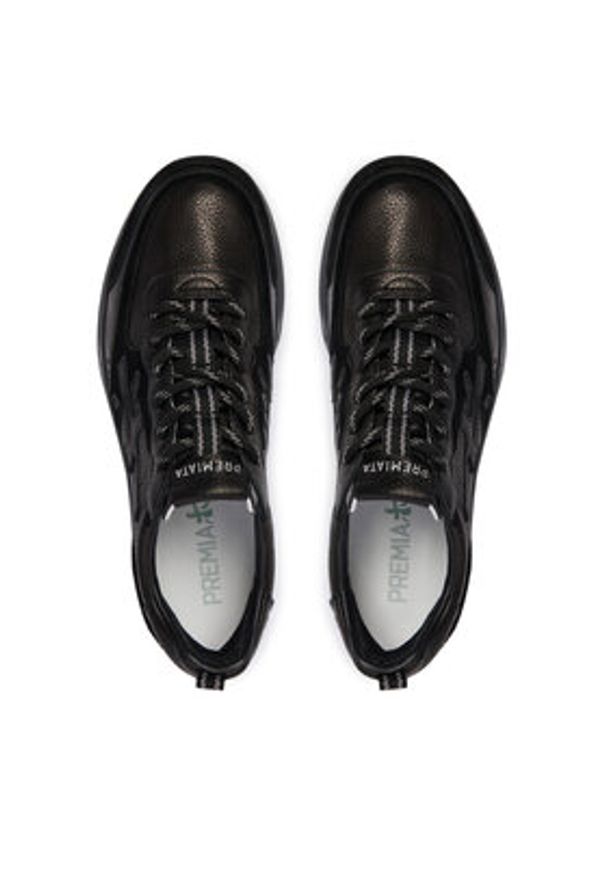 Premiata Sneakersy NOUS VAR 7732 Czarny. Kolor: czarny. Materiał: skóra, zamsz