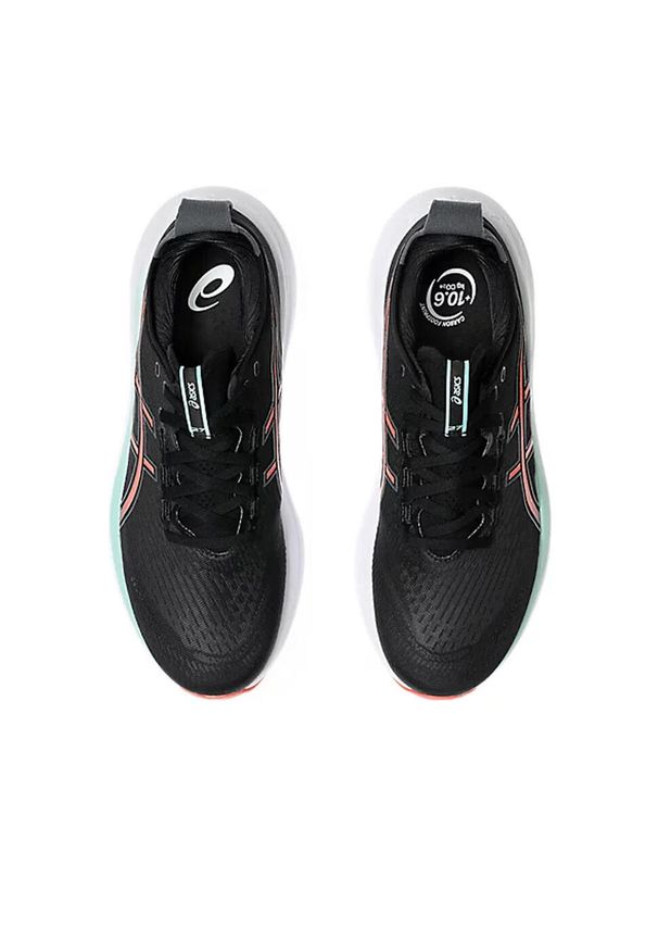 Buty do chodzenia męskie Asics Gel Nimbus 27. Zapięcie: sznurówki. Kolor: czarny. Materiał: materiał, tkanina, syntetyk. Szerokość cholewki: normalna. Sport: turystyka piesza