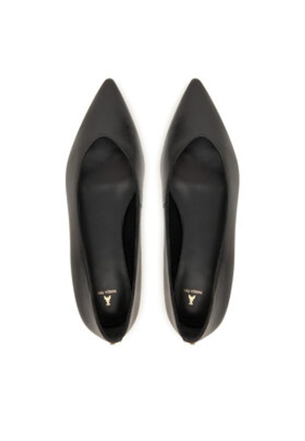 Patrizia Pepe Baleriny 8Z0110/L166-K103 Czarny. Kolor: czarny. Materiał: skóra