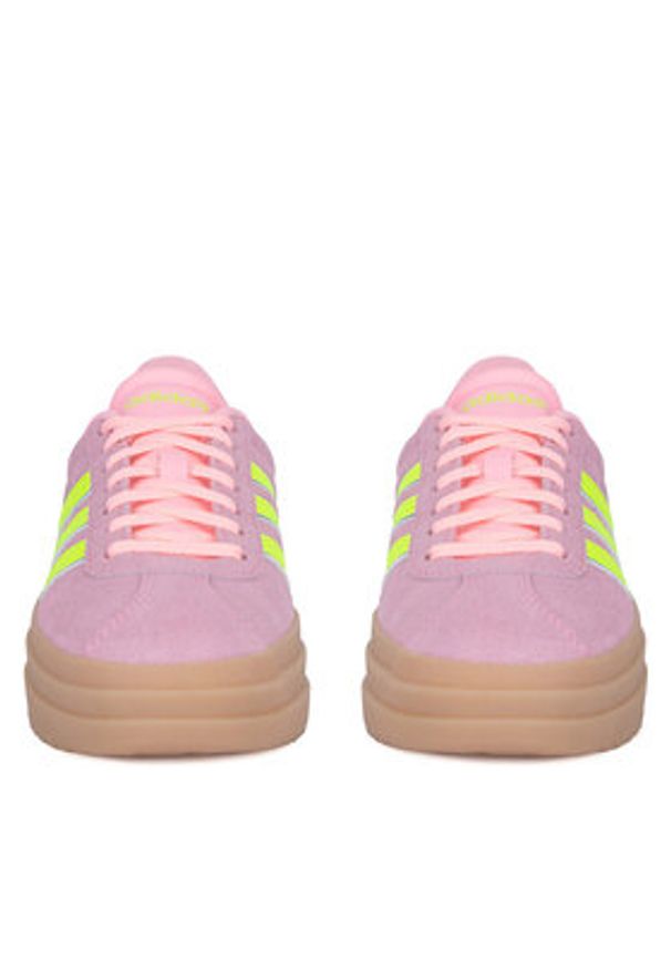 Adidas - adidas Sneakersy VL COURT BOLD IH8089 Różowy. Kolor: różowy. Materiał: zamsz, skóra