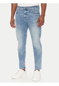 BOSS Jeansy Onyx 50537817 Niebieski Tapered Fit. Kolor: niebieski