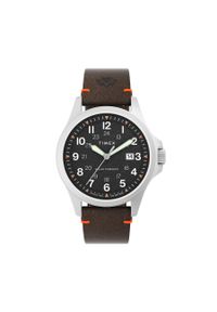 Zegarek Timex Expedition North Field Solar TW2V64100 Silver/Brown. Kolor: brązowy