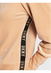 DKNY Bluza P2ME7OKJ Beżowy Regular Fit. Kolor: beżowy. Materiał: syntetyk #2