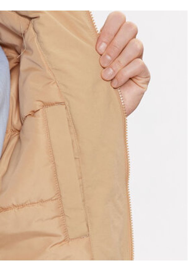 Tommy Jeans Kurtka bomber Essential DM0DM17238 Beżowy Relaxed Fit. Kolor: beżowy. Materiał: syntetyk