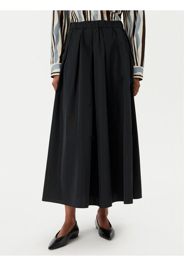 Weekend Max Mara Spódnica trapezowa Curvato 2615101051 Czarny Regular Fit. Kolor: czarny. Materiał: bawełna