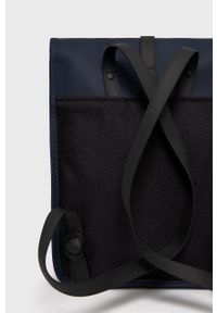 Rains Plecak 1366 Backpack Micro kolor granatowy duży gładki. Kolor: niebieski. Wzór: gładki #5