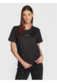Calvin Klein T-Shirt Micro Logo K20K205454 Czarny Regular Fit. Kolor: czarny. Materiał: bawełna #1
