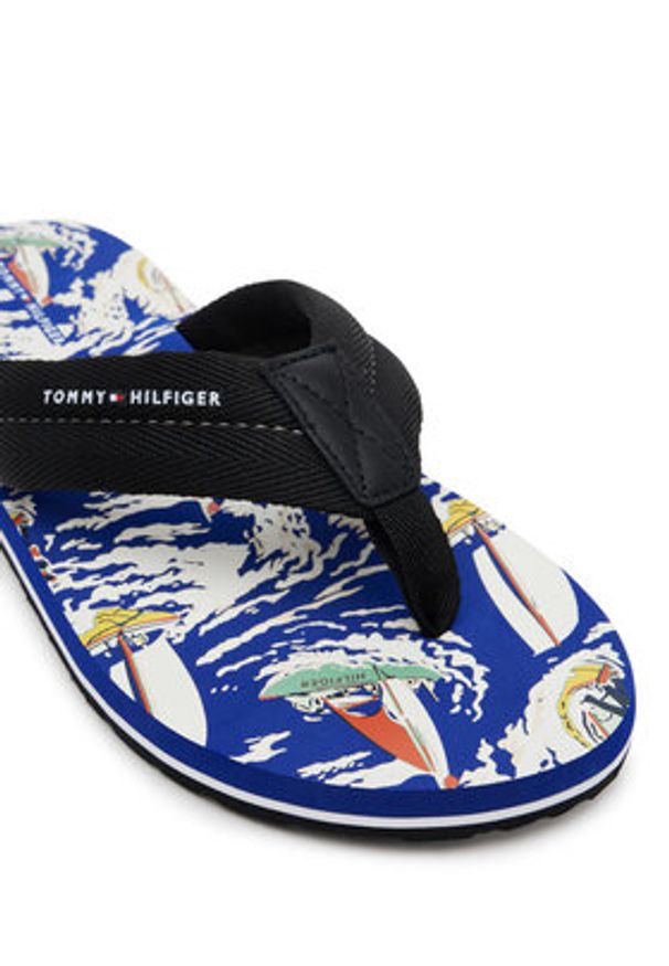TOMMY HILFIGER - Tommy Hilfiger Japonki FM0FM05509 Czarny. Kolor: czarny. Materiał: materiał