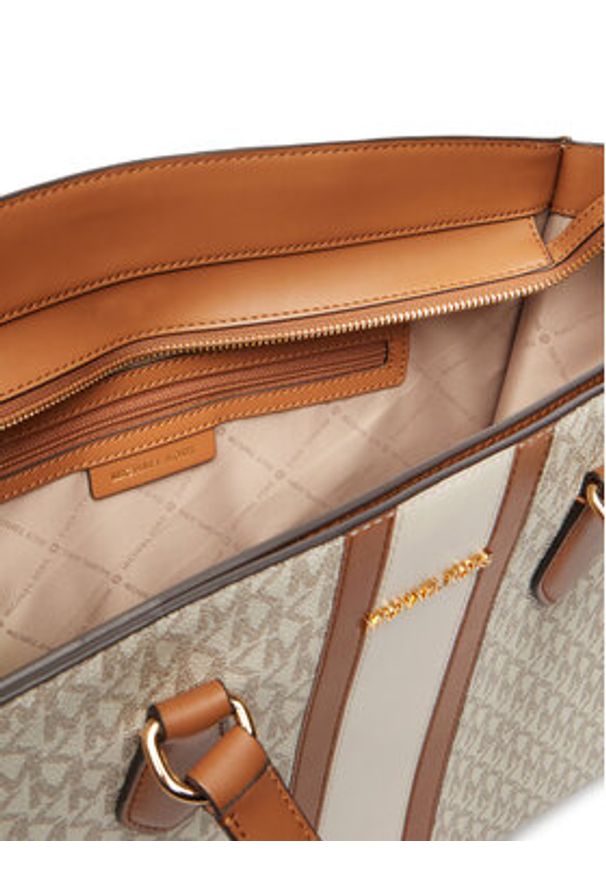 MICHAEL Michael Kors Torebka 30R6GQ6T7B Écru. Kolor: kremowy. Materiał: skórzane