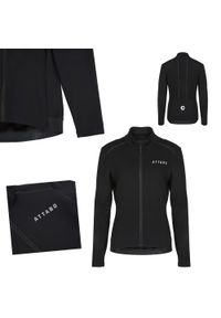 Bluza rowerowa damska ATTABO FLEERO REF ocieplana. Kolor: czarny #1