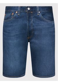 Levi's® Szorty jeansowe 501® Hemmed 36512-0152 Granatowy Regular Fit. Kolor: niebieski. Materiał: bawełna