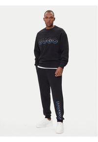 Hugo - HUGO Spodnie dresowe Nogtro 50549149 Czarny Regular Fit. Kolor: czarny. Materiał: bawełna #5