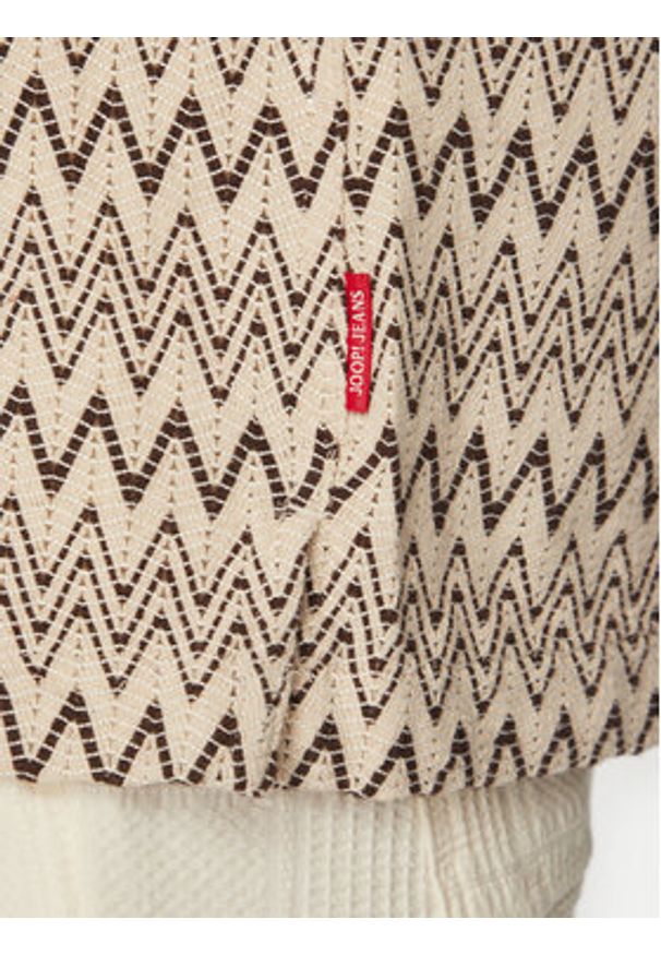 JOOP! Jeans Koszula Hanau 30102538 Beżowy Regular Fit. Kolor: beżowy. Materiał: bawełna