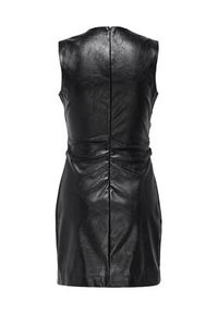 only - ONLY Sukienka z imitacji skóry Mone 15360231 Czarny Slim Fit. Kolor: czarny. Materiał: skóra #5