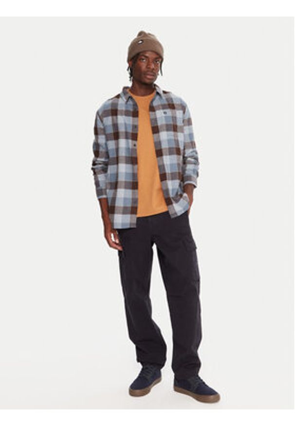 Quiksilver Koszula Motherfly EQYWT04642 Niebieski Regular Fit. Kolor: niebieski. Materiał: bawełna