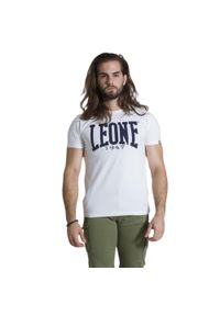 LEONE 1947 APPAREL - Męska koszulka z krótkim rękawem Leone 1947 Apparel. Kolor: biały. Materiał: tkanina. Długość rękawa: krótki rękaw. Długość: krótkie. Sport: fitness