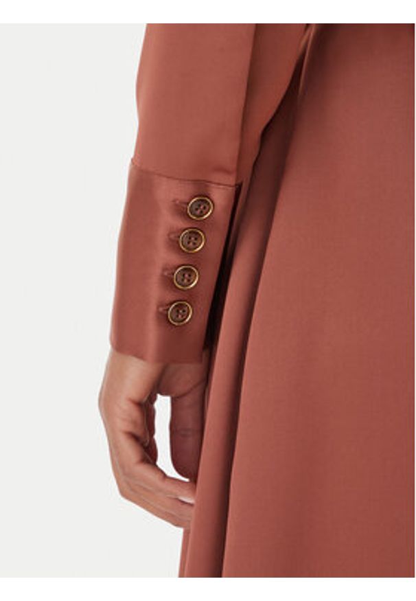 Marciano Guess Sukienka wieczorowa 5GGK00 7246A Bordowy Regular Fit. Kolor: czerwony. Materiał: syntetyk. Styl: wizytowy