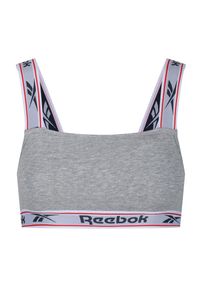 Reebok - Biustonosz Sportowy Damski Krystal. Kolor: szary