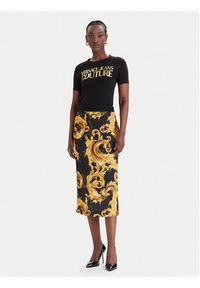 Versace Jeans Couture Spódnica ołówkowa 80HAE806 NS820 Czarny Slim Fit. Kolor: czarny. Materiał: syntetyk #3