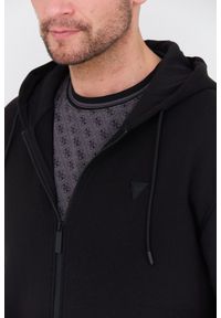 Guess - GUESS Czarna męska bluza rozpinana Aldwin Zip, Rozmiar L. Kolor: czarny #6