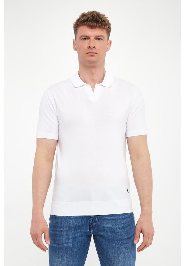 Karl Lagerfeld - Polo męskie KARL LAGERFELD. Typ kołnierza: polo