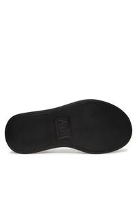 Armani Exchange Sandały XDP054 XV921 00002 Czarny. Kolor: czarny. Materiał: skóra