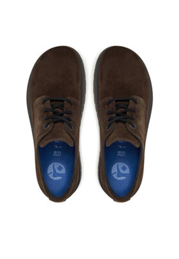 Birkenstock Półbuty Highwood Lace Low 1029715 Brązowy. Kolor: brązowy. Materiał: skóra, zamsz