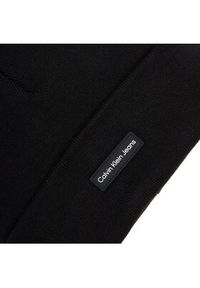 Calvin Klein Jeans Czapka Inst Patch Beanie K60K612322 Czarny. Kolor: czarny. Materiał: materiał