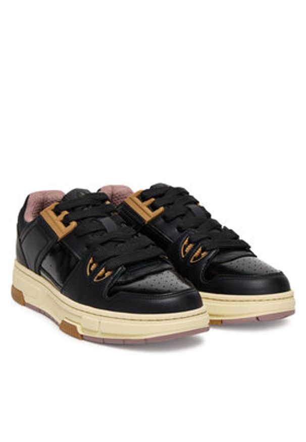 Hugo - HUGO Sneakersy Yarrow 50548548 Czarny. Kolor: czarny. Materiał: skóra