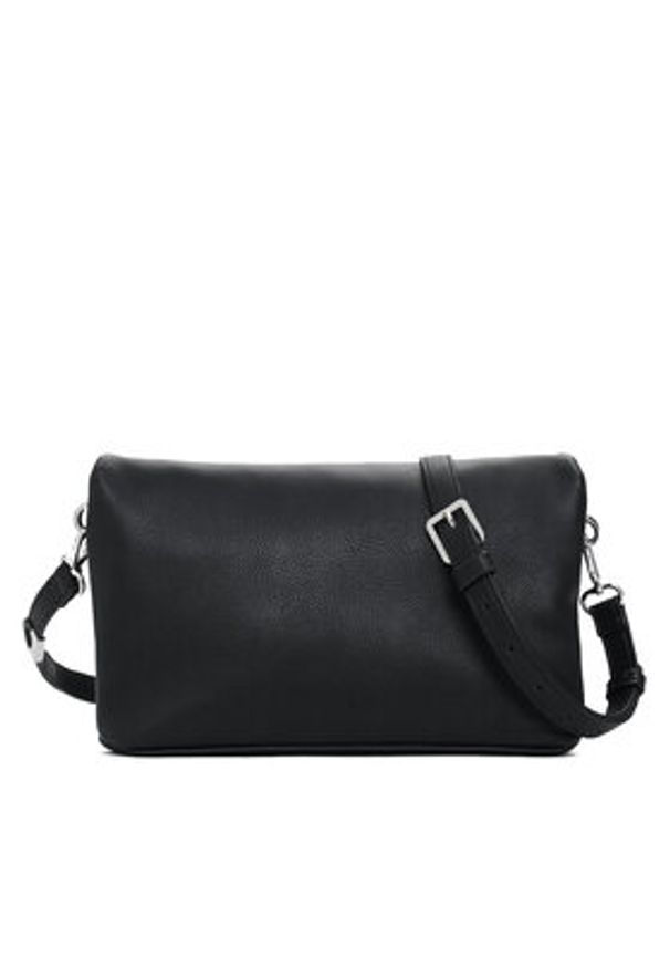Desigual Torebka 25SAXPBK Czarny. Kolor: czarny. Materiał: skórzane