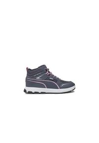 Buty do chodzenia dla dzieci Puma Evolve Trail Jr. Zapięcie: sznurówki. Kolor: niebieski. Materiał: guma, materiał, tkanina, syntetyk. Szerokość cholewki: normalna. Sport: turystyka piesza