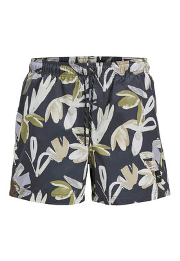 Jack & Jones Szorty kąpielowe Maui 12272832 Szary Regular Fit. Kolor: szary. Materiał: syntetyk