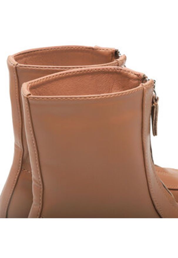 Jenny Fairy Botki HZ030201-01 Brązowy. Kolor: brązowy. Materiał: skóra