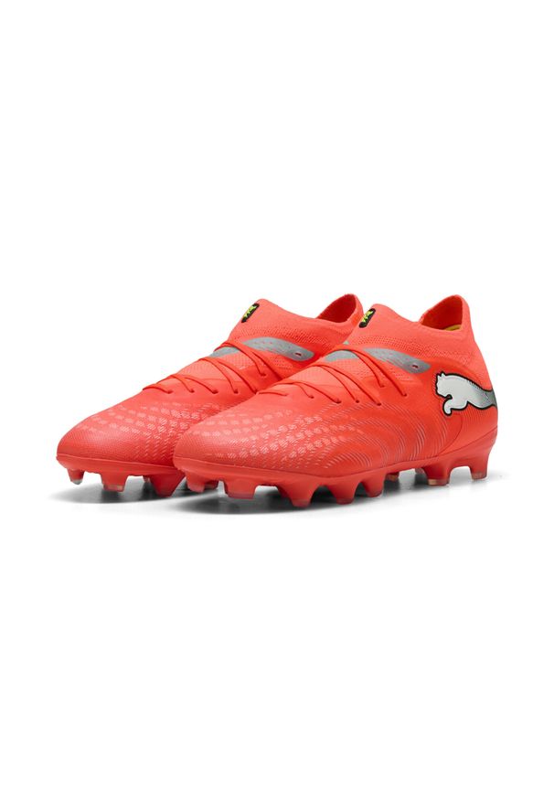 Puma - Młodzieżowe buty piłkarskie FUTURE 9 PRO FG/AG PUMA. Kolor: czerwony, czarny, wielokolorowy, biały. Sport: piłka nożna