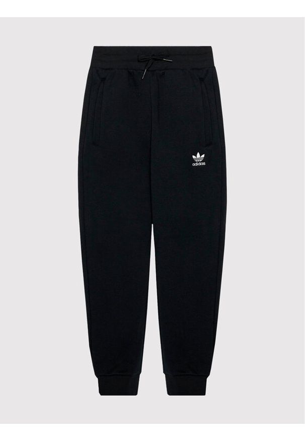 Adidas - adidas Spodnie dresowe adicolor H32406 Czarny Regular Fit. Kolor: czarny. Materiał: bawełna