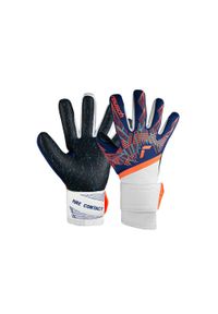 Reusch - Rękawice bramkarskie dziecięce REUSCH Pure Contact Fusion Junior. Kolor: niebieski, pomarańczowy, wielokolorowy #1