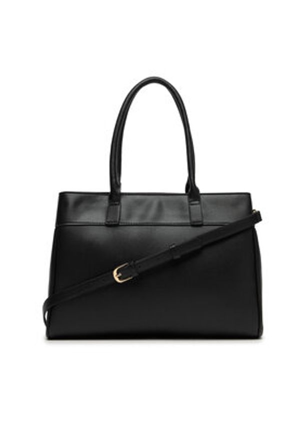 VALENTINO - Valentino Torebka Alina Re VBS9QB01 Czarny. Kolor: czarny. Materiał: skórzane