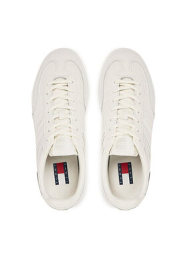 Tommy Jeans Sneakersy The Greenwich Edge Full EN0EN02929 Écru. Materiał: skóra