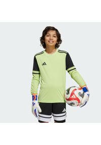 Adidas - Koszulka Squadra 25 Goalkeeper Long Sleeve Kids. Kolor: czarny, zielony, wielokolorowy, żółty. Materiał: materiał. Długość rękawa: długi rękaw. Sport: piłka nożna