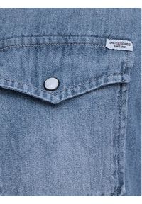 Jack & Jones - Jack&Jones Koszula Sheridan 12138115 Niebieski Slim Fit. Kolor: niebieski. Materiał: bawełna #10
