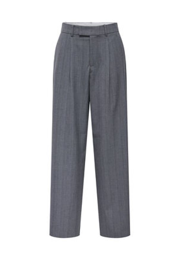 only - ONLY Spodnie materiałowe Jackie 15364312 Szary Wide Leg. Kolor: szary. Materiał: syntetyk