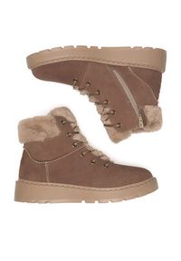 Rieker Trzewiki 70402-24 Brązowy. Kolor: brązowy. Materiał: zamsz, skóra #4