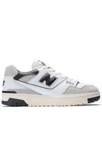 Buty unisex New Balance BB550GWB - białe. Okazja: na co dzień. Kolor: biały. Materiał: guma, skóra. Szerokość cholewki: normalna. Sport: turystyka piesza, koszykówka #1