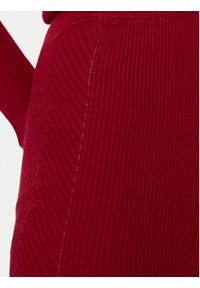 Guess Spódnica midi W5RD15 Z2V62 Czerwony Slim Fit. Kolor: czerwony. Materiał: syntetyk #2
