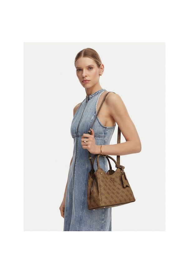 Torebka Guess. Kolor: brązowy