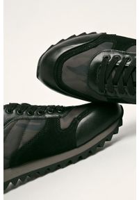 DKNY - Dkny - Buty. Nosek buta: okrągły. Zapięcie: sznurówki. Kolor: czarny. Materiał: syntetyk, skóra, materiał. Szerokość cholewki: normalna #4
