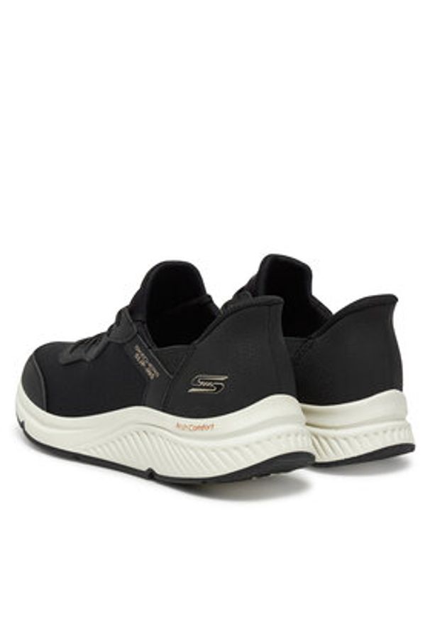 skechers - Skechers Sneakersy Bobs Arch Comfort B Sweet-A Look 117627/BLK Czarny. Kolor: czarny. Materiał: materiał