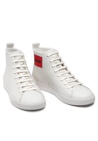 Hugo Sneakersy Zero 50471336 10228693 01 Biały. Kolor: biały. Materiał: skóra #9