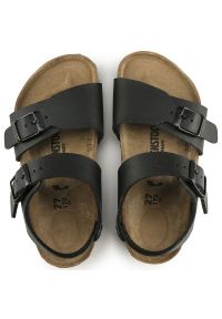 Sandały Birkenstock New York Bs Jr 187603 czarne. Kolor: czarny. Materiał: guma, materiał. Sezon: lato #6