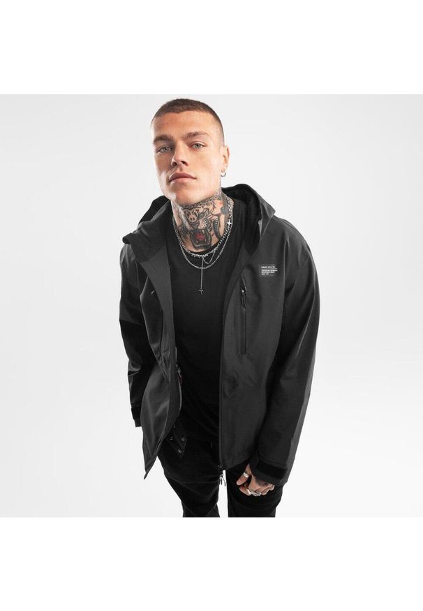 SIROKO - Kurtka męska lifestyle W5 Nix LF. Kolor: czarny. Materiał: hardshell